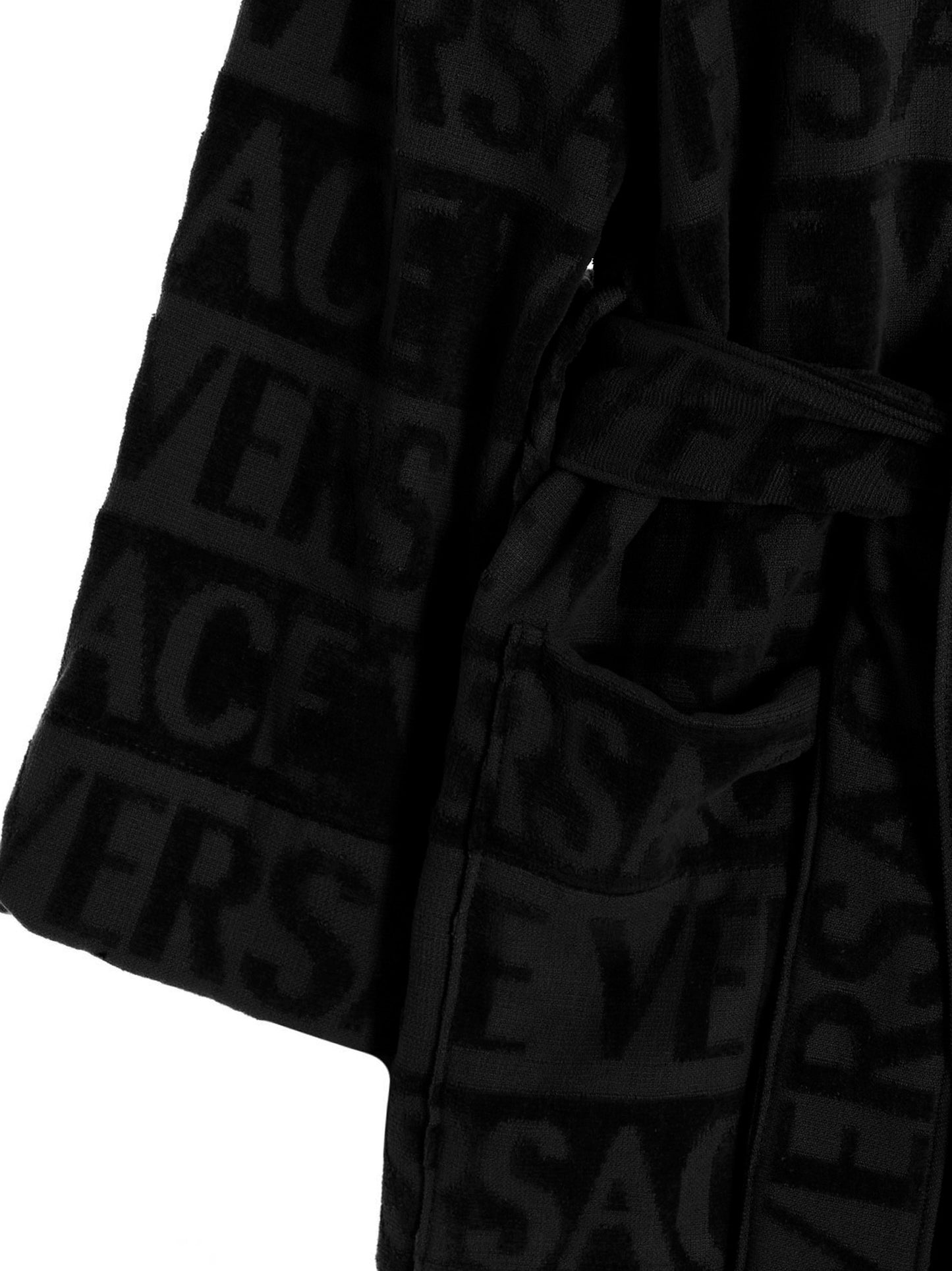 Sequin logo bathrobe Towels