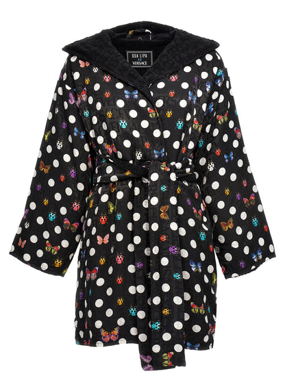 'Heritage Butterflies & Ladybugs Polka' bathrobe Towels