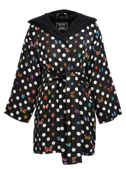 'Heritage Butterflies & Ladybugs Polka' bathrobe Towels