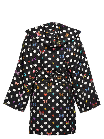 'Heritage Butterflies & Ladybugs Polka' bathrobe Towels