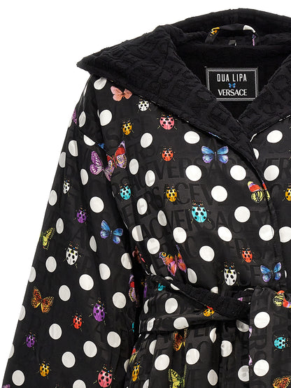 'Heritage Butterflies & Ladybugs Polka' bathrobe Towels