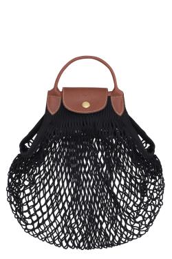 Longchamp Le Pliage Filet mesh-knit bag