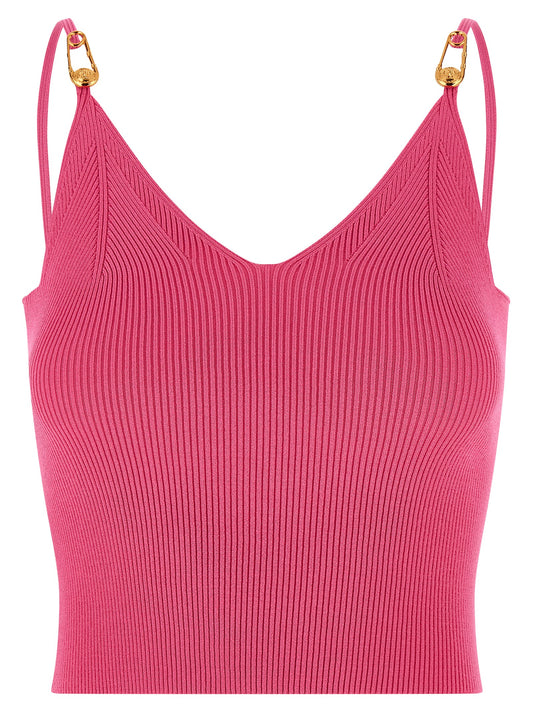'Safety pin' top Tops