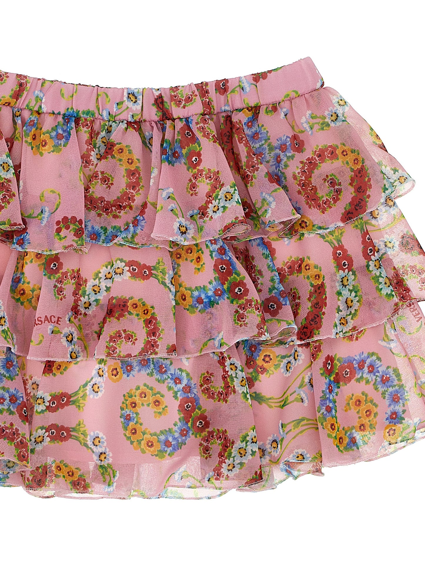 'Geo Poly Barocco Flower' skirt Skirts