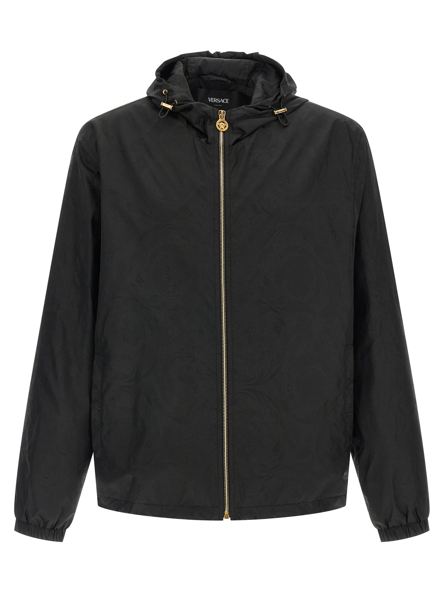 'Barocco' jacquard windbreaker Down jacket, Parka, Casual jackets