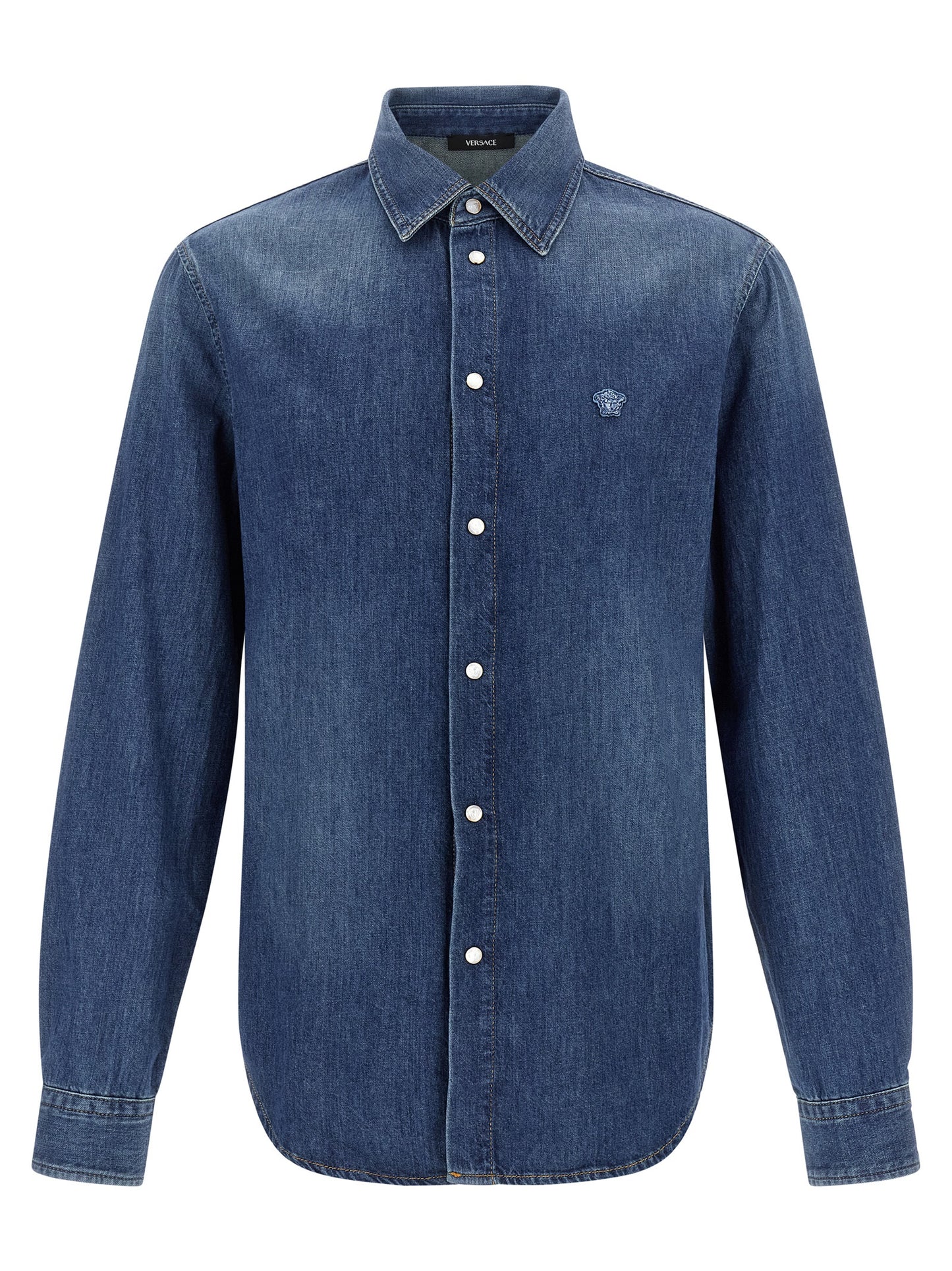 'Medusa' patch shirt Shirt, blouse