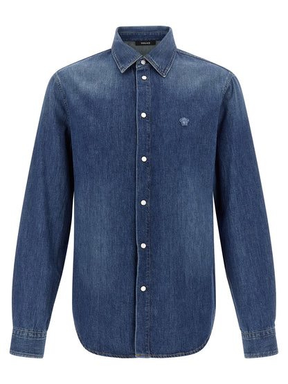 'Medusa' patch shirt Shirt, blouse