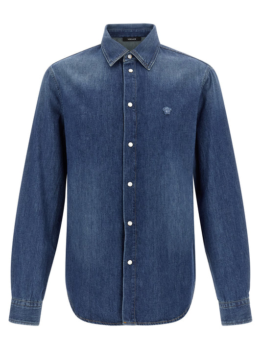 'Medusa' patch shirt Shirt, blouse