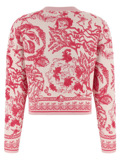 'Underwater Barocco' cardigan Sweater, cardigans