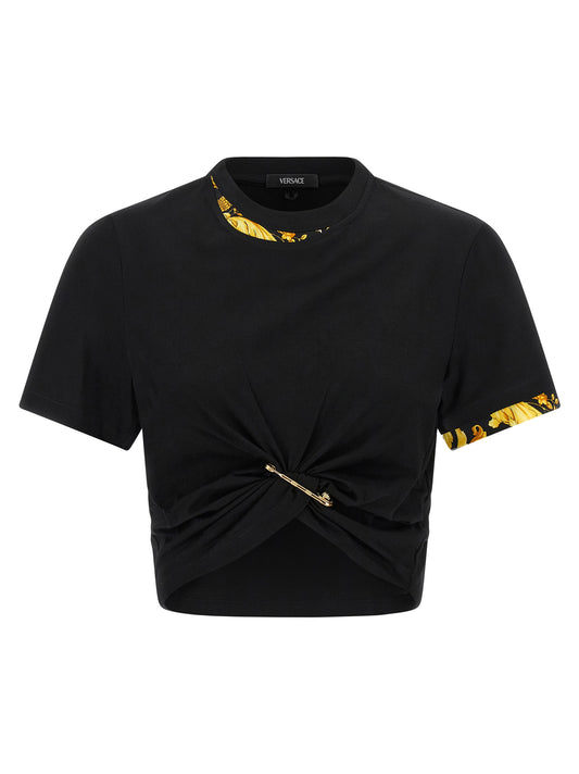 'Barocco' double layer T-shirt T-shirt