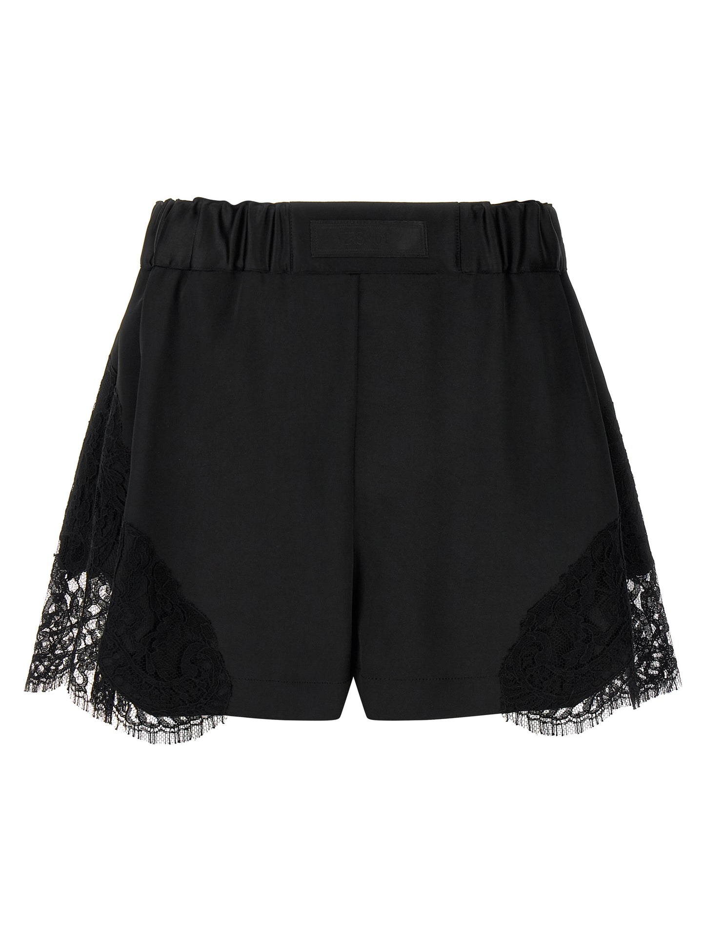 Lace insert shorts Bermuda, short