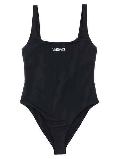 'Versace Logo' one-piece swimsuit Beachwear