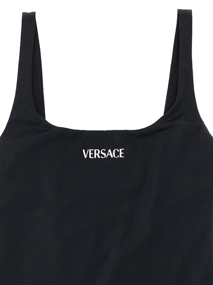 'Versace Logo' one-piece swimsuit Beachwear