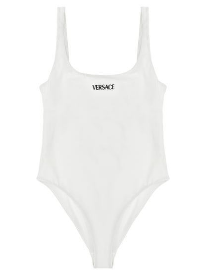'Versace Logo' one-piece swimsuit Beachwear