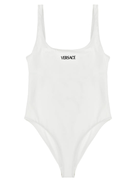 'Versace Logo' one-piece swimsuit Beachwear