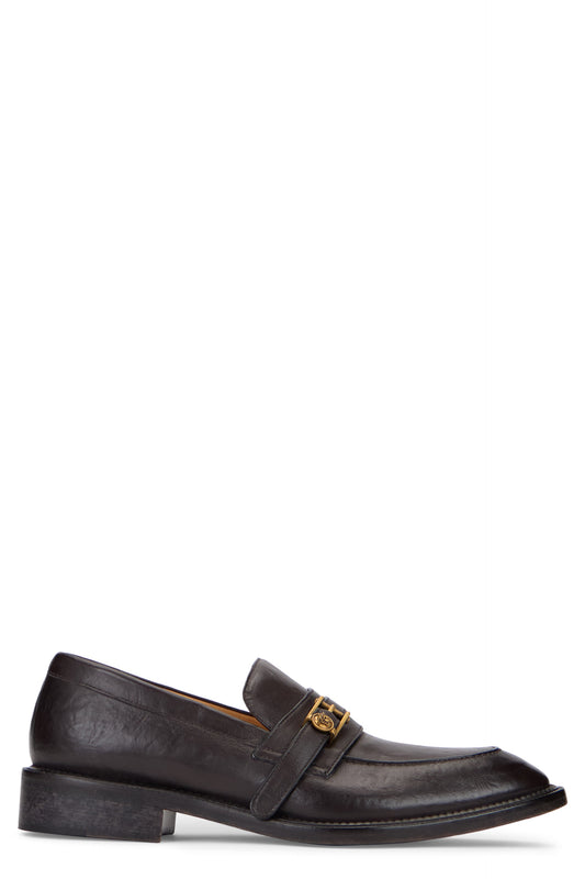 Versace First loafers in leather