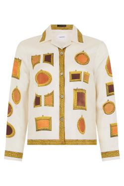 Versace Silk shirt with print