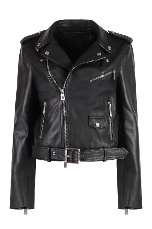 Pinko Costa Rica leather jacket
