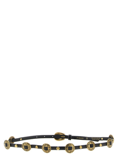Engraved plaque belt Belts