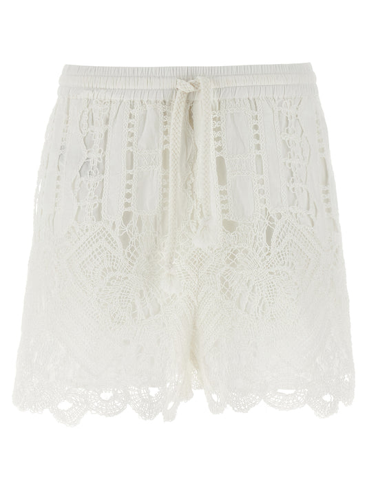 Macramé shorts Bermuda, short
