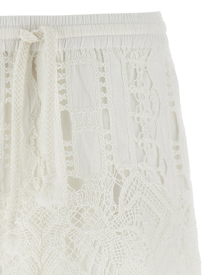 Macramé shorts Bermuda, short