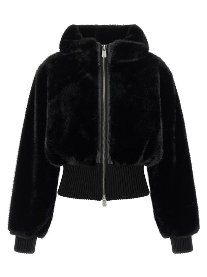 'Bagels' bomber jacket Fur