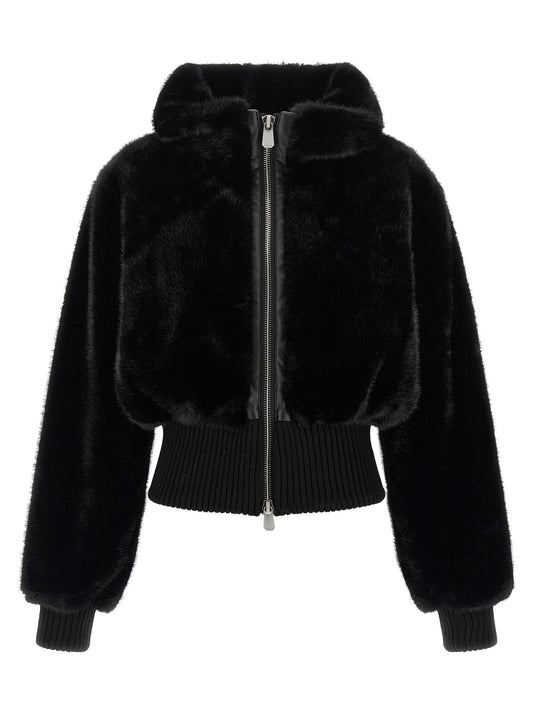 'Bagels' bomber jacket Fur