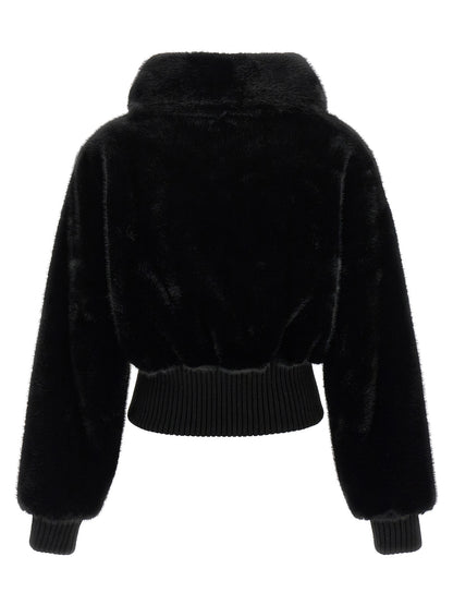 'Bagels' bomber jacket Fur