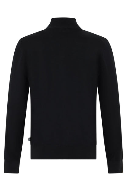 Wool cardigan with zipper RTW