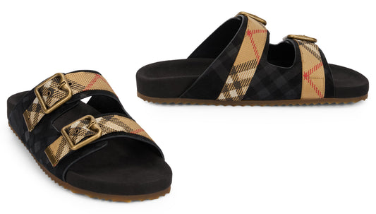 Slippers with buckles RTW