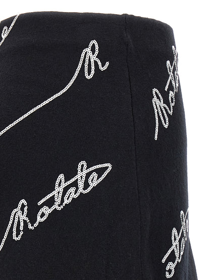 Skort 'Sequin Logo Mini' Bermuda, short