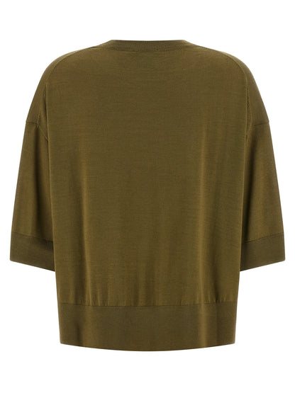 Cropped wool sweater Sweater, cardigans