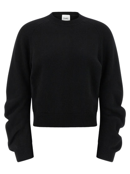 Curved sleeve sweater Sweater, cardigans