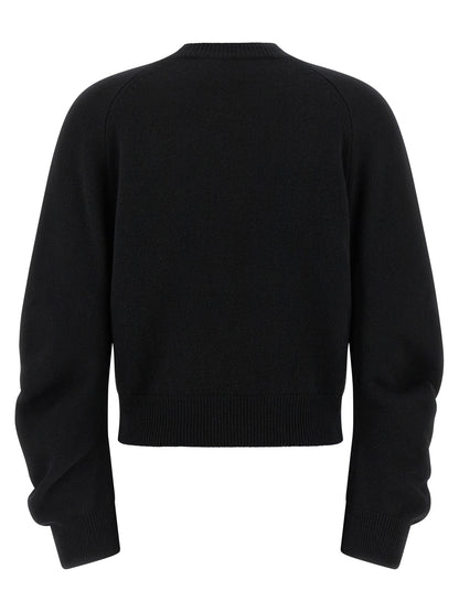 Curved sleeve sweater Sweater, cardigans