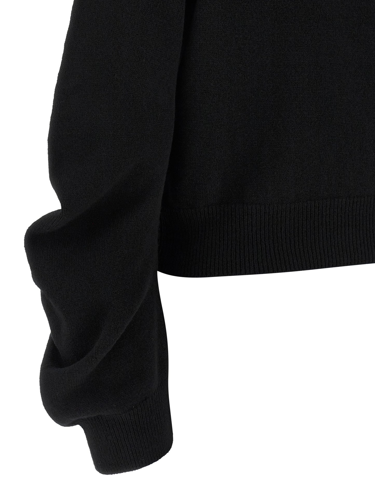 Curved sleeve sweater Sweater, cardigans