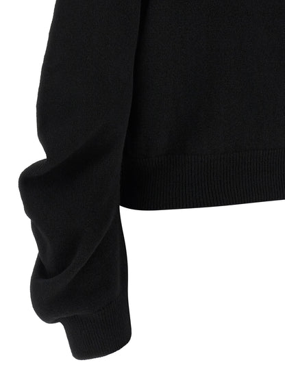 Curved sleeve sweater Sweater, cardigans