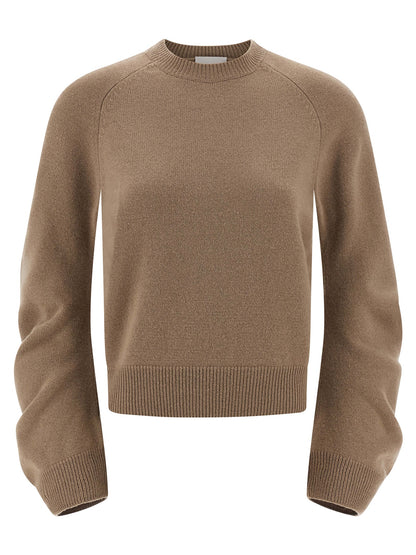 Curved sleeve sweater Sweater, cardigans