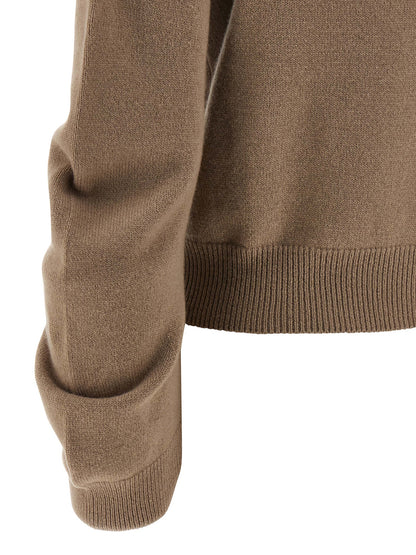 Curved sleeve sweater Sweater, cardigans