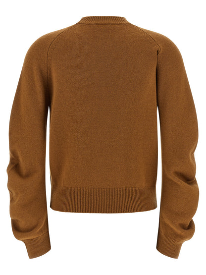 Curved sleeve sweater Sweater, cardigans