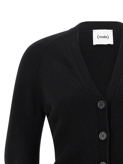 Curved sleeves cardigan Sweater, cardigans