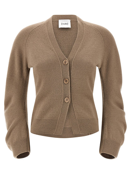 Curved sleeves cardigan Sweater, cardigans