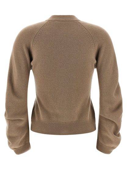 Curved sleeves cardigan Sweater, cardigans