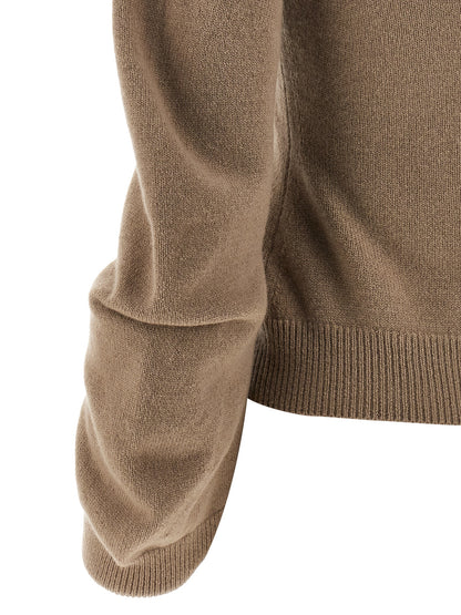 Curved sleeves cardigan Sweater, cardigans