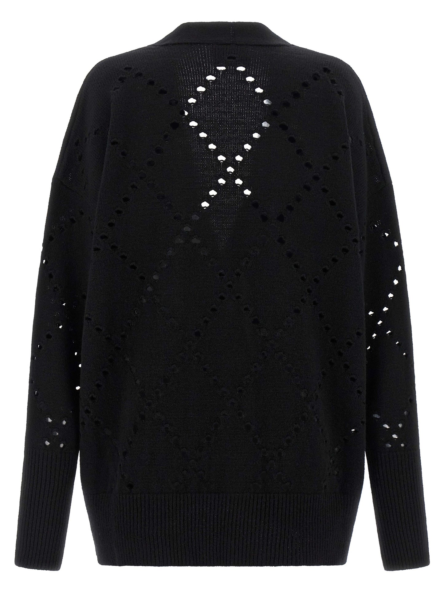 Argyle cut-out cardigan Sweater, cardigans