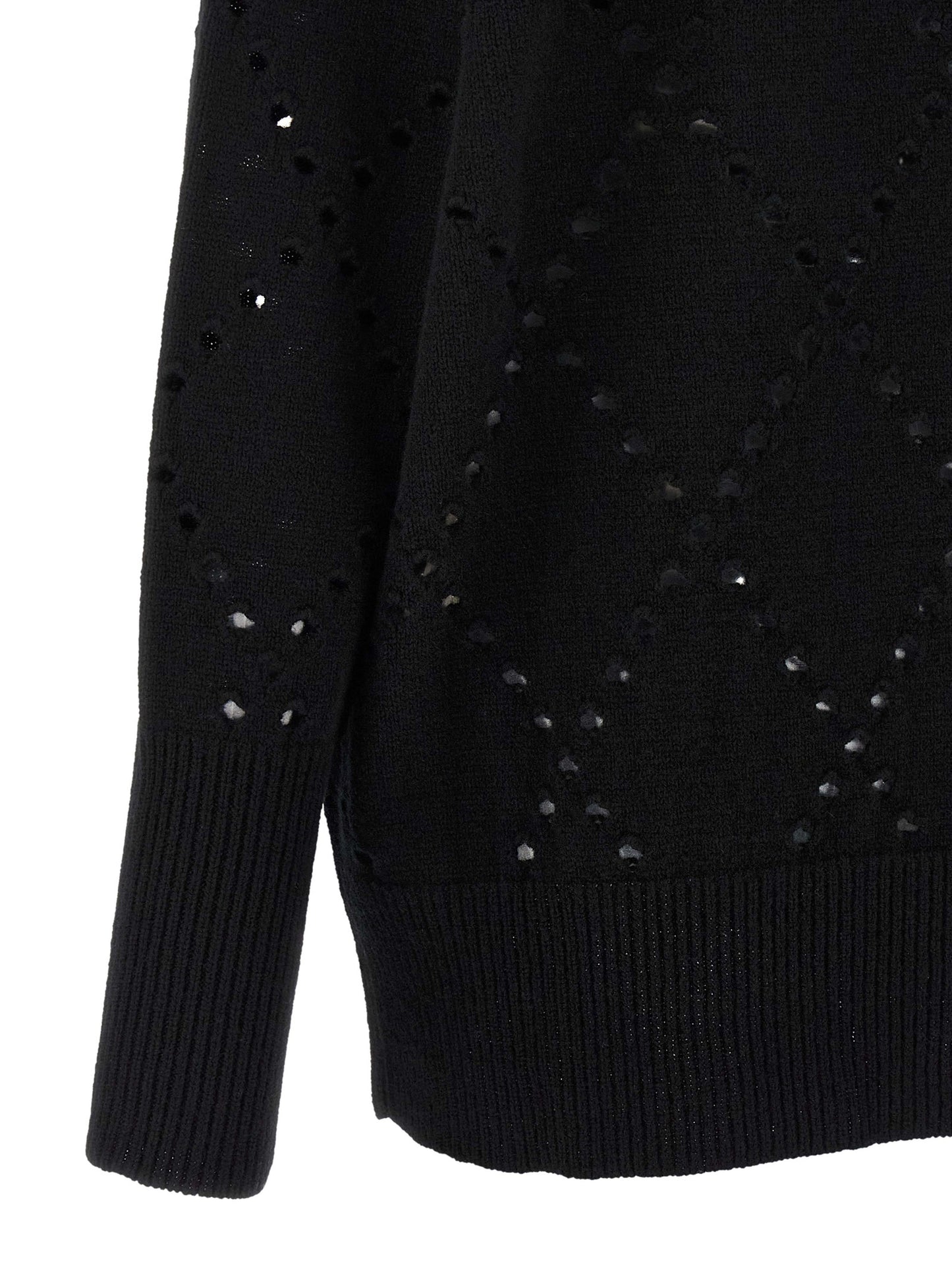 Argyle cut-out cardigan Sweater, cardigans