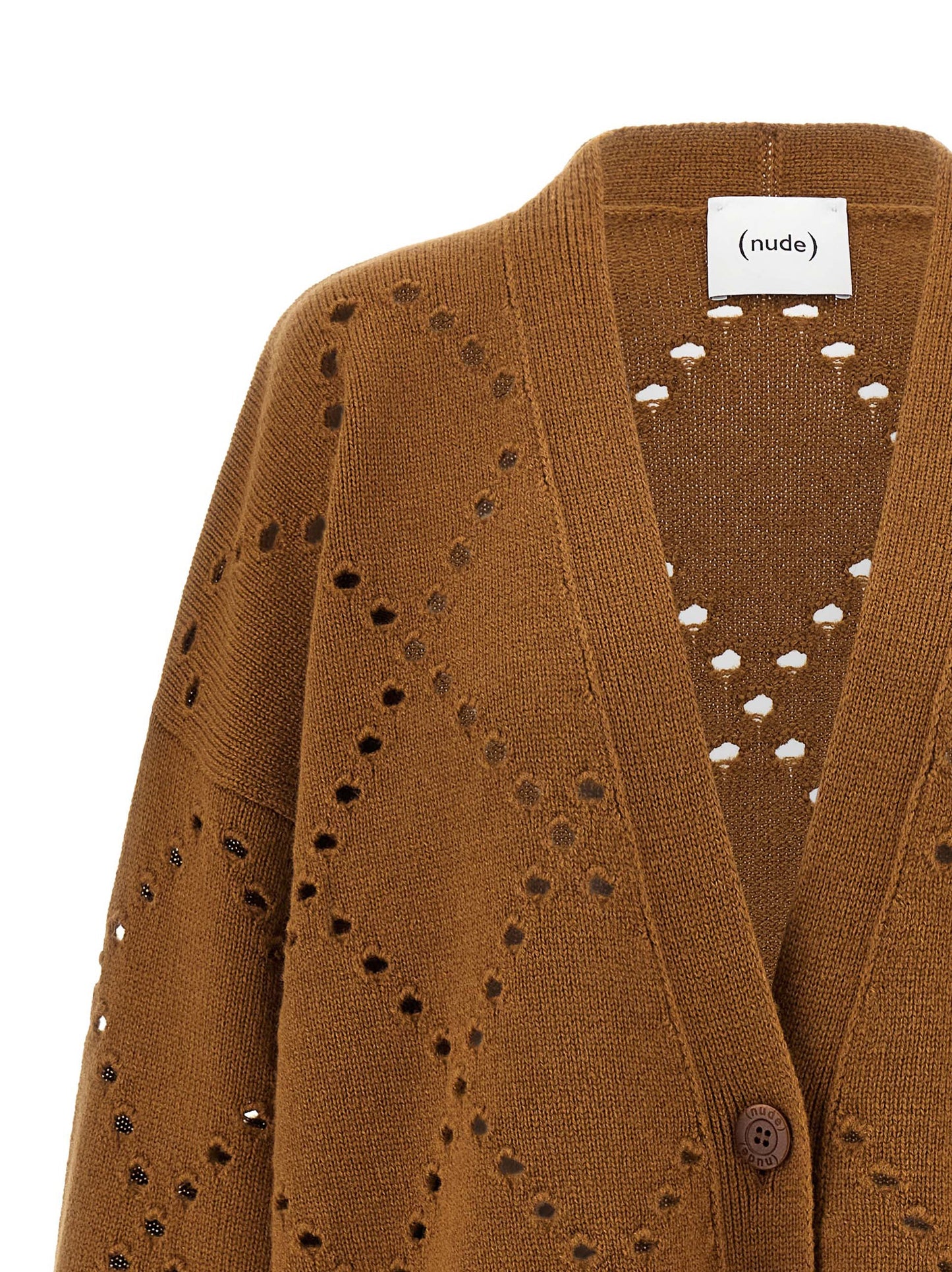 Argyle cut-out cardigan Sweater, cardigans
