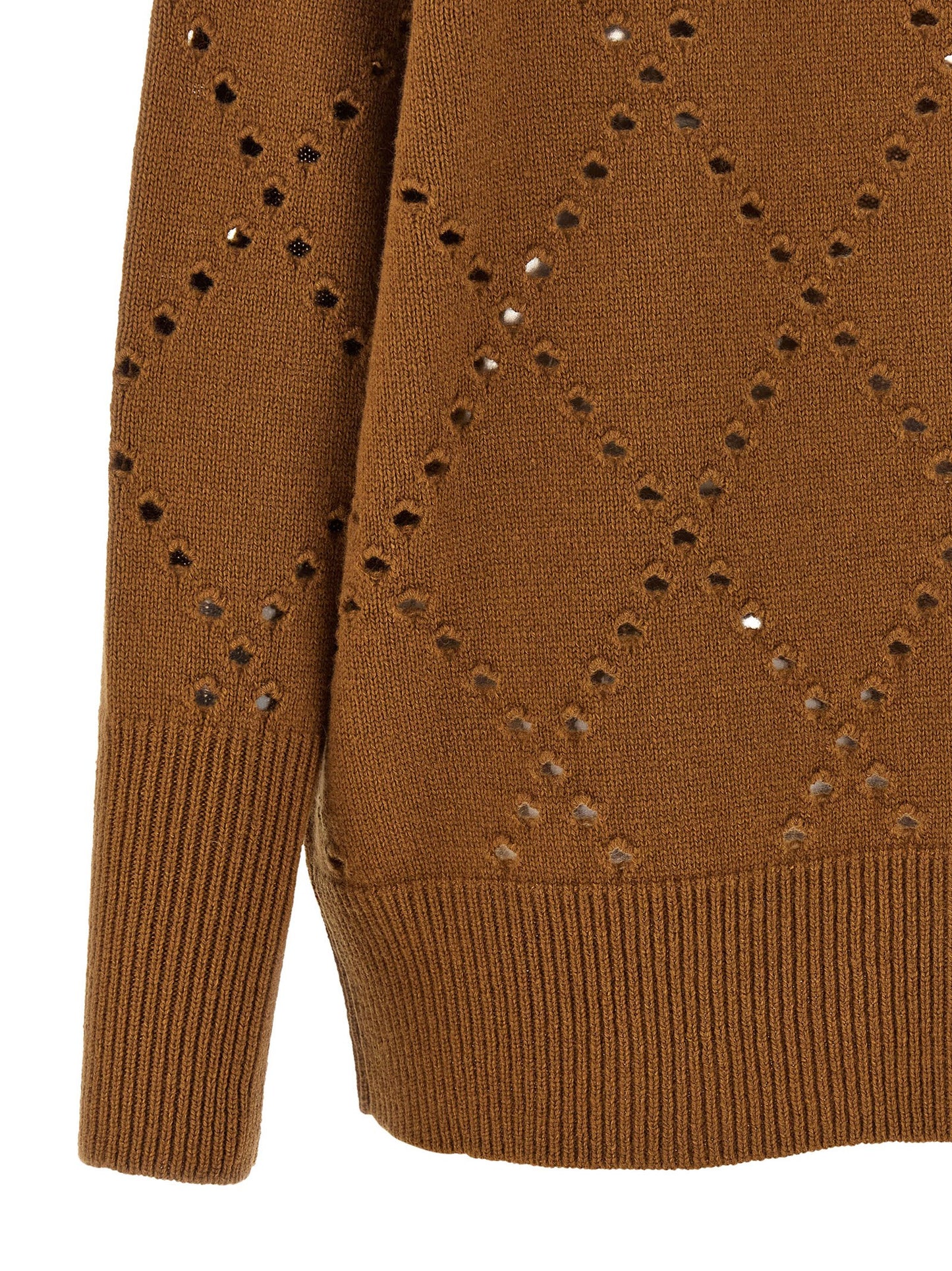 Argyle cut-out cardigan Sweater, cardigans