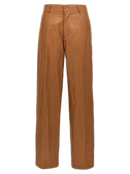 Leather-effect pants Pants