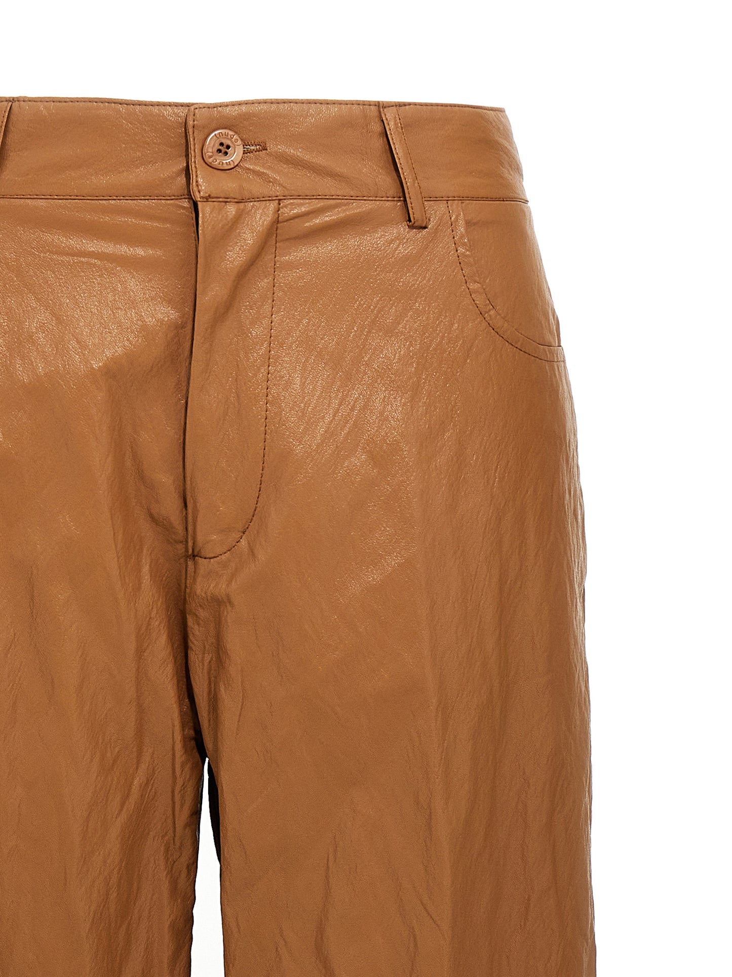 Leather-effect pants Pants