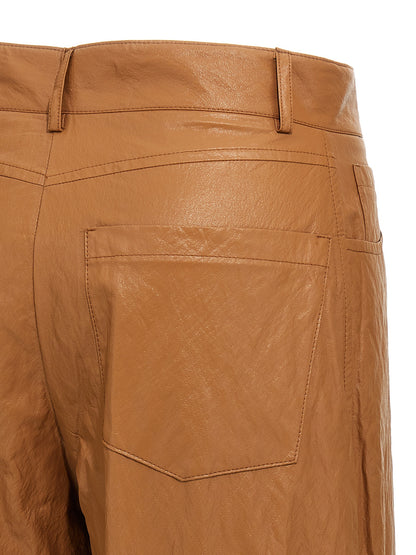 Leather-effect pants Pants